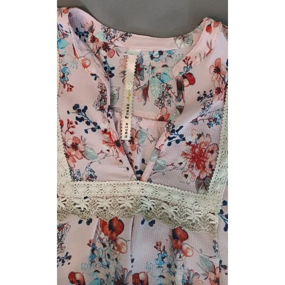 Uncle Frank ivy Jane Womens Dress NWT Small Pink Cottagecore Dollete Coquette - Picture 6 of 14